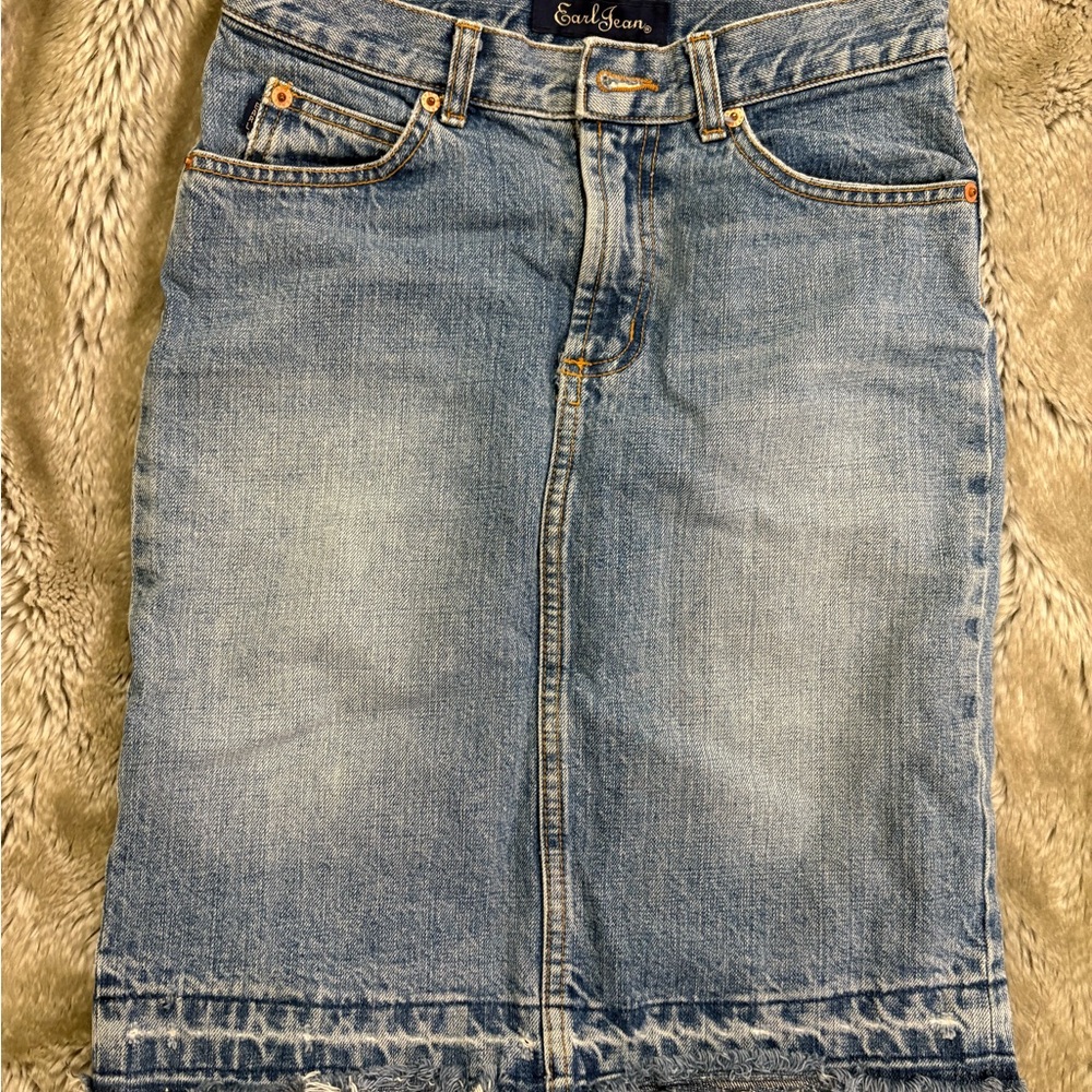 Casual Denim Skirt